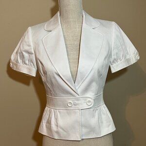 Antonio Melani Short Sleeve Blazer: Size 2
